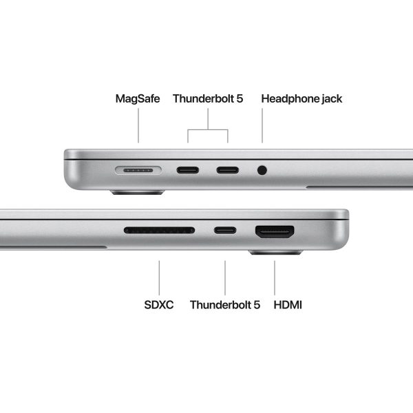 Apple MacBook Pro 14" (M4 Pro, 12-Core CPU, 16-Core GPU, 24GB RAM, 512GB SSD) Silver - Image 3
